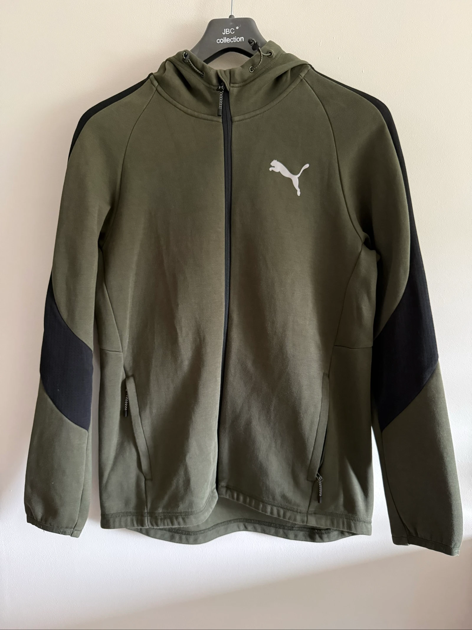 Veste de sport Puma homme M kaki à capuche – Streetwear – Parfait état
